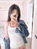 OFF HGK品牌女裝牛仔短外套女2025春秋新款時尚休閑顯瘦小香風夾克上衣 藍色 M 曬單實拍圖