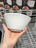 松發(fā)瓷器福盈百川骨瓷高級感餐具2025碗碟套裝家用輕奢喬遷碗盤(pán)筷組合禮盒 飯碗[1個(gè)裝]4.8英寸浮紋白瓷 曬單實(shí)拍圖