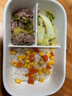 京厽可微波爐專用加熱飯盒便當(dāng)上班族陶瓷分格帶蓋碗減脂輕食餐盒套裝 三格帶蓋+湯碗+餐具+飯盒袋 曬單實(shí)拍圖