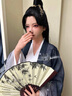 稻橙漢服女成人原創(chuàng)廣袖齊胸腰襦裙日常馬面裙古裝交領(lǐng)襦裙班服 竹影 M 曬單實(shí)拍圖