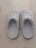卡駱馳（crocs）經(jīng)典Clog男女洞洞鞋一腳蹬沙灘鞋 CR10001-100 37 曬單實(shí)拍圖
