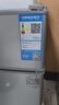 奧克斯小冰箱家用小型迷你冷藏冷凍兩用出租房宿舍用節(jié)能省電寢室辦公室電冰箱 【熱賣款 升級(jí)凈化去味】22A126DW銀 曬單實(shí)拍圖