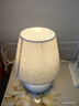 宅品（home taste）床頭燈臥室創(chuàng)意歐式可調(diào)光簡約結(jié)婚LED護(hù)眼觸摸酒店臺燈布藝網(wǎng)紅 【亮光白】 觸摸開關(guān)+單一亮度 暖光 5W 曬單實(shí)拍圖