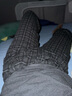 黛夢思   DAMOS·LOVE情侶睡衣夏季薄款純棉短袖家居服男簡約斑馬紋長褲女士套裝 男25397-女25398 M -女/身高155-161-體重85-105斤 曬單實拍圖