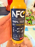 農(nóng)夫山泉100%純果汁NFC橙汁300ml*10瓶整箱禮盒鮮果冷壓榨0添加劑飲料 曬單實拍圖