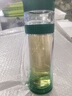星巴克（Starbucks）玻璃養生水杯320ml茶水分離杯雙層泡茶水杯青松綠款畢業(yè)禮物 曬單實(shí)拍圖
