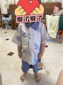 巴厘小豬男童polo套裝夏季薄款涼感小男孩分體兩件套寶寶休閑裝兒童衣服 飛行日記 90 曬單實(shí)拍圖