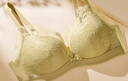 曼妮芬【調(diào)整型文胸】性感聚攏內(nèi)衣女無鋼圈聚攏文胸 060 黃色 迷你蕾絲 85B （輕盈中模杯） 曬單實拍圖