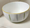 【摩登主婦同源】釉下彩米飯碗特別好看的餐具小碗家用陶瓷吃飯碗 4.5英寸菱格碗【2個裝】 曬單實拍圖