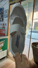斯凱奇（Skechers）女鞋夏季瑪麗珍單鞋休閑鞋輕盈軟底透氣網(wǎng)面舒適運(yùn)動鞋117327 乳白色/OFWT 37 曬單實拍圖