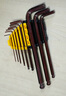 得力（deli）高硬度S2材質(zhì)加長球頭內(nèi)六角扳手套裝六角螺絲刀9件套+【加力桿】 曬單實拍圖