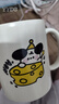 可愛奶酪飛機小狗陶瓷杯馬克杯咖啡杯生日禮物（單杯不含盒） 小狗杯隨機發(fā)貨 1個 350ml 曬單實拍圖
