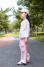 巴拉巴拉童裝女童長(zhǎng)褲兒童褲子2025新款秋牛仔傘兵褲【商場(chǎng)同款】 紅色調(diào)00366 130 曬單實(shí)拍圖