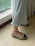 法優(yōu)曼蓮花和田玉純銀腳鏈女腳鏈女2025新款潮腿鏈腳繩情人節(jié)禮物送女友 采蓮曲腳鏈【鑲和田玉】 曬單實拍圖
