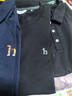 哈吉斯（HAZZYS）男裝 夏季三?？坌蓍e上衣索羅娜短袖POLO衫男ASTZE0CBX71 黑色BK 3XL （190/108A 54） 曬單實(shí)拍圖