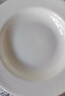 傳旗陶瓷盤螺紋草帽盤8.5英寸中式餐盤菜盤酒店商用微波爐可用4只裝 曬單實拍圖