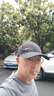 春秋季新款中老年男士帽子戶外休閑遮陽三明治帽檐夾心鴨舌棒球帽 黑色 可調(diào)節(jié) 曬單實(shí)拍圖