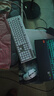 狼蛛（AULA） T610機(jī)械鍵盤(pán)手感背光有無(wú)線鼠標(biāo)套裝筆記本臺(tái)式電腦游戲鍵盤(pán)學(xué)生辦公可充電無(wú)線鍵盤(pán)生日禮物 銀白冰藍(lán)光-無(wú)線鍵盤(pán)+無(wú)線銀白鼠標(biāo) 無(wú)  官方標(biāo)配 曬單實(shí)拍圖