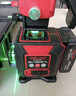德力西電氣 DELIXI ELECTRIC紅外線水平儀高精度強(qiáng)光細(xì)線自動調(diào)平綠光藍(lán)12線激光室外建筑戶外 綠光12線巨無霸雙電＋全套配件 曬單實(shí)拍圖