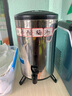 澗冰涼茶桶不銹鋼雙層奶茶桶保溫桶商用大容量開水豆?jié){果汁咖啡飲料 黑色帶龍頭  10000ml 曬單實拍圖