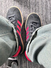 adidas「T頭鞋」STADT經(jīng)典時尚薄底運(yùn)動板鞋男女阿迪達(dá)斯三葉草 黑色/淺猩紅/金色 38 曬單實(shí)拍圖