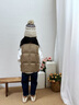 高梵兒童羽絨服黑金5.0鵝絨服男女童寶寶輕薄保暖羽絨馬甲可收納內(nèi)膽 YT橡木棕 110 (充絨量28g) 曬單實(shí)拍圖