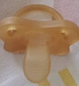 hihidefriends嬰兒安撫奶嘴新生兒仿真母乳0-3-6個月以上寶寶防脹氣安睡型牙膠 扁頭-納米銀  0-6個月 1個裝 曬單實(shí)拍圖