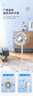 美的（Midea）電風(fēng)扇 家用七葉立式落地扇宿舍臥室輕音節(jié)能搖頭桌面小風(fēng)扇大風(fēng)力空氣循環(huán)風(fēng)扇 SAF30AC  曬單實拍圖