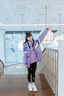巴拉巴拉balaOne兒童羽絨服女童冬裝加厚保暖外套防護(hù)2025兩件套 紫色調(diào)00377-白鴨絨 160 （充絨量65g） 曬單實拍圖