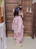 班喜迪嬰兒衣服秋裝嬰幼兒連體衣寶寶超萌可愛外出服背帶褲套裝春秋爬服 粉色 90 曬單實(shí)拍圖