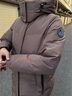 波司登25年羽絨服男女中長款運動遠(yuǎn)紅外蓄熱學(xué)生外套B250246064DS 曬單實拍圖