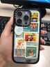 CASETIFY 漫畫郵票 適用于iPhone16/15/14 Pro Max 手機(jī)殼 透明黑框 iPhone 15 Pro 曬單實(shí)拍圖