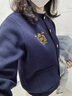 Teenie Weenie小熊女裝針織開(kāi)衫2025春季新款學(xué)院圓領(lǐng)刺繡舒適毛衣空調衫 曬單實(shí)拍圖