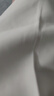 皮爾卡丹（pierre cardin）白色短褲女夏季薄款2024新款高腰a字裙褲花苞中褲休閑五分褲 米白色 XL 曬單實(shí)拍圖