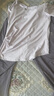 駱駝（CAMEL）戶外晨跑運(yùn)動(dòng)服女休閑短袖兩件套裝 Y23BA0L6059C5 雪柔紫 XL 曬單實(shí)拍圖