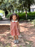 班喜迪女童連衣裙夏裝2025新款寶寶公主裙周歲禮服夏季兒童娃娃領(lǐng)背心裙 紅色 100 曬單實(shí)拍圖