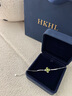 HKHL 925銀天然橄欖石四葉草手鏈女款轉(zhuǎn)運手飾品七夕情人節(jié)禮物送女友 橄欖石四葉草手鏈（鏈長可調(diào)節(jié)） 曬單實拍圖