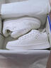 鉑吶苓面包滑板鞋女ins潮春季新款潮流百搭透氣網(wǎng)面休閑小白鞋運動(dòng)鞋 胖胖面包板鞋【白色】 37 曬單實(shí)拍圖