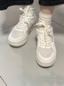 鴻星爾克玩酷3板鞋女鞋白色輕便網(wǎng)面透氣夏季2025新款低幫厚底休閑運(yùn)動鞋 微晶白(網(wǎng)面透氣) 39 送運(yùn)費(fèi)險 曬單實拍圖
