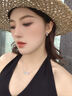 MITHAOL星軌浮光耳環(huán)女款 輕奢小眾高級感個(gè)性不規則彩鋯耳圈耳釘 星軌浮光耳環(huán) 情人節紀念日生日禮物禮盒套裝 曬單實(shí)拍圖