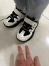 牧童兒童運(yùn)動(dòng)鞋春秋款男童幼兒園鞋輕便網(wǎng)面休閑跑步鞋女童 熊貓黑28 曬單實(shí)拍圖