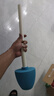 芝草無(wú)根廁所蹲便器防臭器堵臭神器衛生間便池堵臭塞蹲坑蓋板馬桶硅膠塞子 短款防臭器（藍色）+掛鉤 曬單實(shí)拍圖