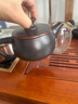 瀾春江 紫陶茶壺漢瓦一壺兩杯可提可旋轉(zhuǎn)高檔泡茶壺禮盒送長輩功夫茶具 紫陶漢瓦一壺兩杯-龍杯 【高檔禮盒裝】 曬單實拍圖