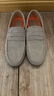 百麗商務(wù)鞋男新款商場(chǎng)同一腳蹬豆豆鞋8HH01BM4 灰色 39 (245mm) 曬單實(shí)拍圖