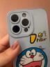圣圖朗哆啦A夢適用蘋果16promax手機(jī)殼新款iphone14高級感15卡通男12可愛女8plus液態(tài)硅膠11植絨全包防摔 魅影-遠(yuǎn)峰藍(lán)-開心多來A夢藍(lán)底  iPhone 16 pro max 曬單實(shí)拍圖