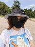 蕉下（beneunder）涼感防曬口罩女防曬面罩護臉騎行口罩線臉基尼漫暮黑 曬單實拍圖