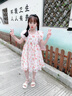 雷姆汀女童夏裝連衣裙新款童裝公主裙兒童小女孩時(shí)尚蝴蝶結(jié)裙子夏季 后背蝴蝶結(jié)連衣裙粉色(無包包) 110 建議身高cm左右 曬單實(shí)拍圖