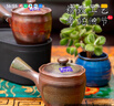 K-UNING 日本進(jìn)口萬古燒急須花吹雪陶壺功夫茶壺日式側(cè)把泡茶壺陶瓷茶具 G7183急須1.5號(hào)花吹雪 匠 310ml 曬單實(shí)拍圖