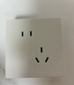 德力西（DELIXI）開關插座面板 啞光磨砂 奶油風  825 免噴涂環(huán)保 電源開關 漢玉白 斜五孔（10只裝）【優(yōu)先發(fā)貨】 曬單實拍圖