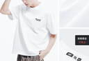 森馬（Semir）短袖T恤男2025夏潮流字母t撞色印花刺繡針織上衣寬松109325100202 曬單實拍圖